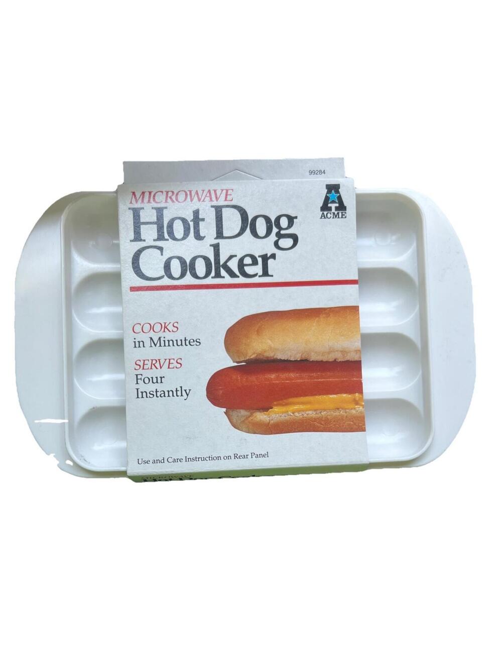 Vintage ACME Hot Dog Cooker / Holder - Holds Four 6-8” Hotdogs - New In Package